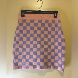 Checkered Mini Skirt 😍